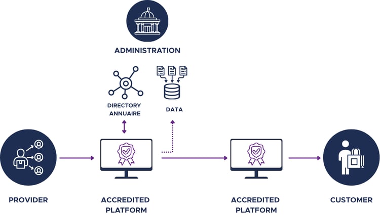 Decentralized scheme France eInvoicing eReporting